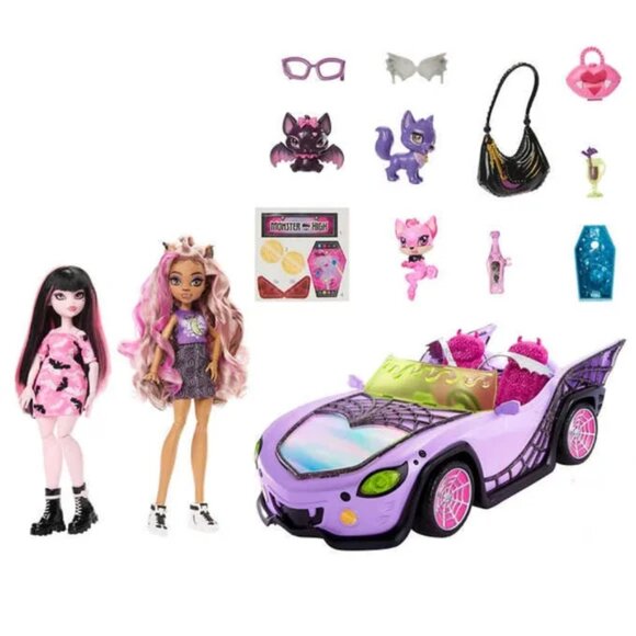 Monster High Clawdeen & Draculaura Road Trip brand new - Picture 3 of 4